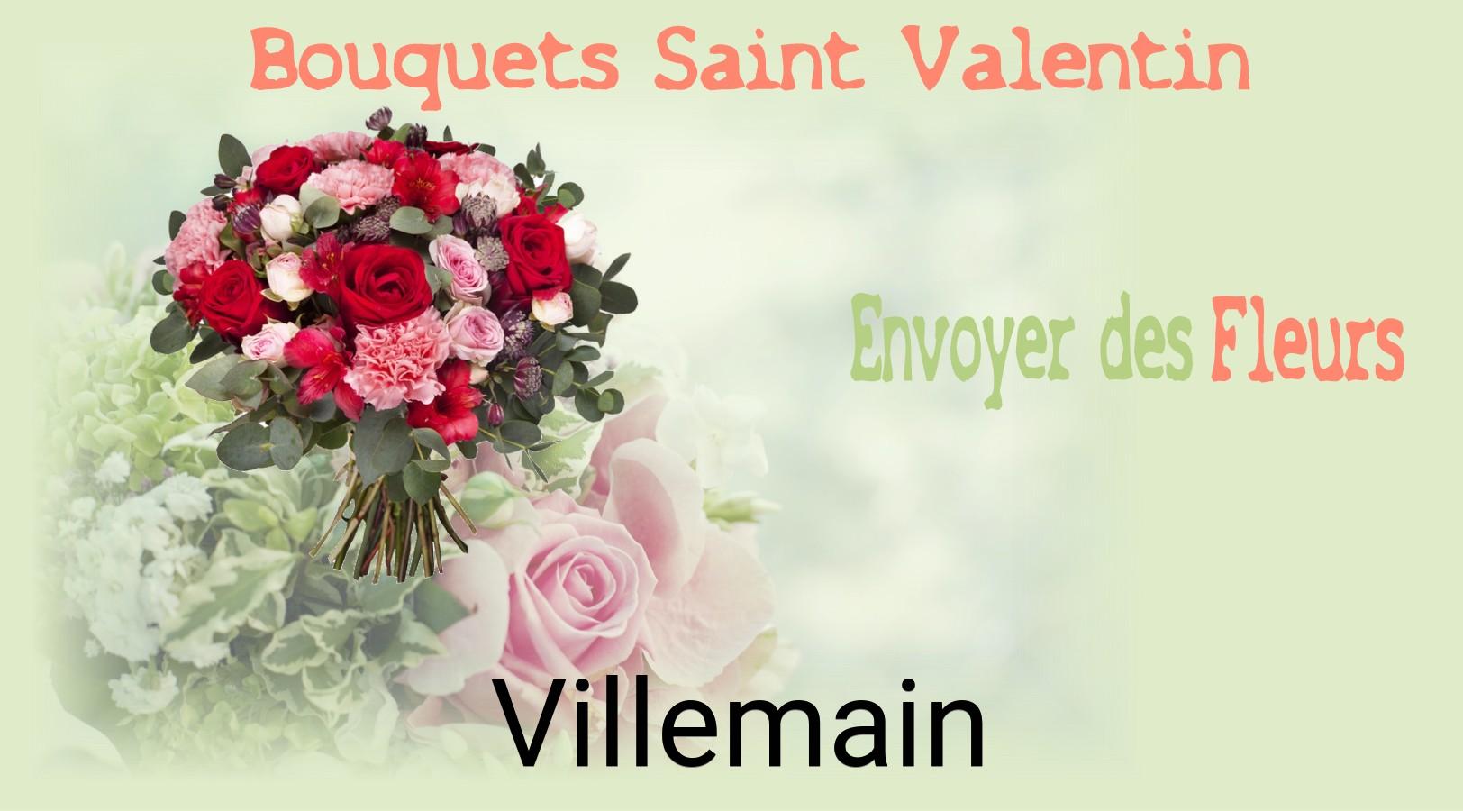 Roses de Saint-Valentin livrées à Villemain